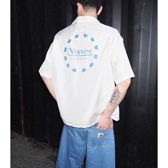 NWT Visvim Copa Oversize 100% Silk Camp Shirt | Sz 3 - Picture 9 of 12